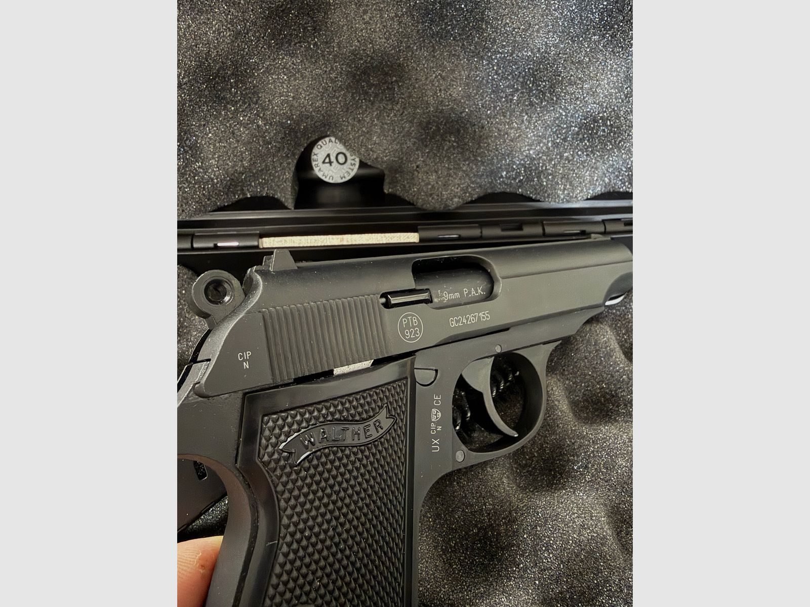 Walther PP P.A.K blank firing gun in top condition