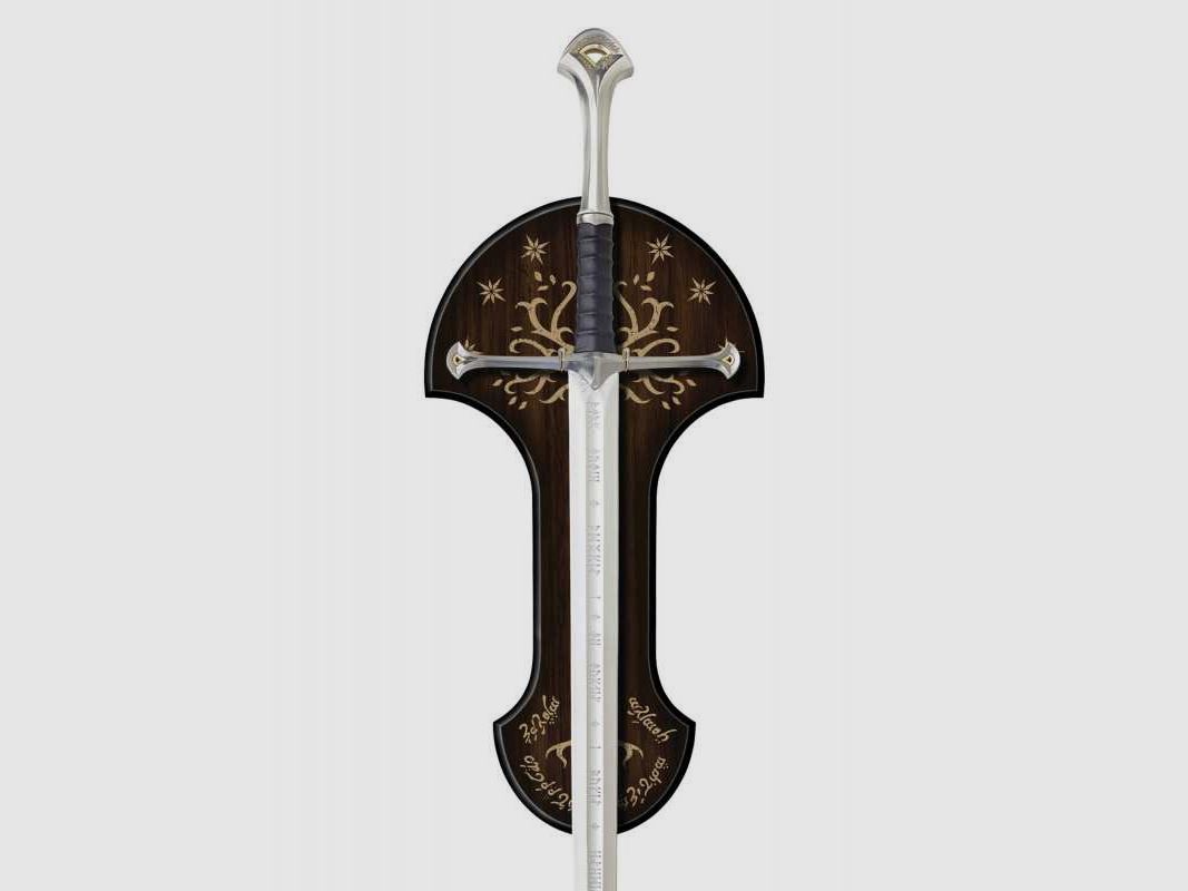 Herr der Ringe Anduril Flamme des Westens Schwert König Elessars