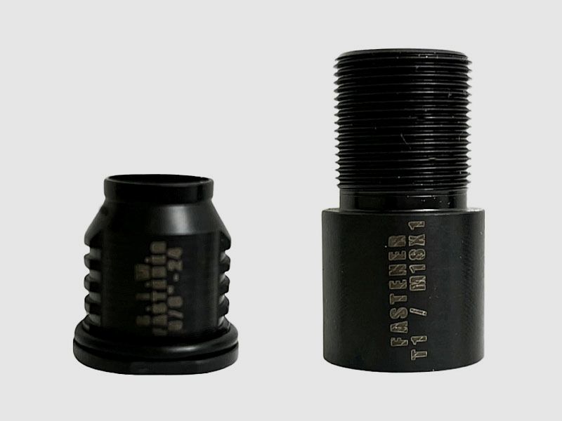 SIW Quick Adapter SET T1+T2 for Silencer 5/8"-24 UNEF