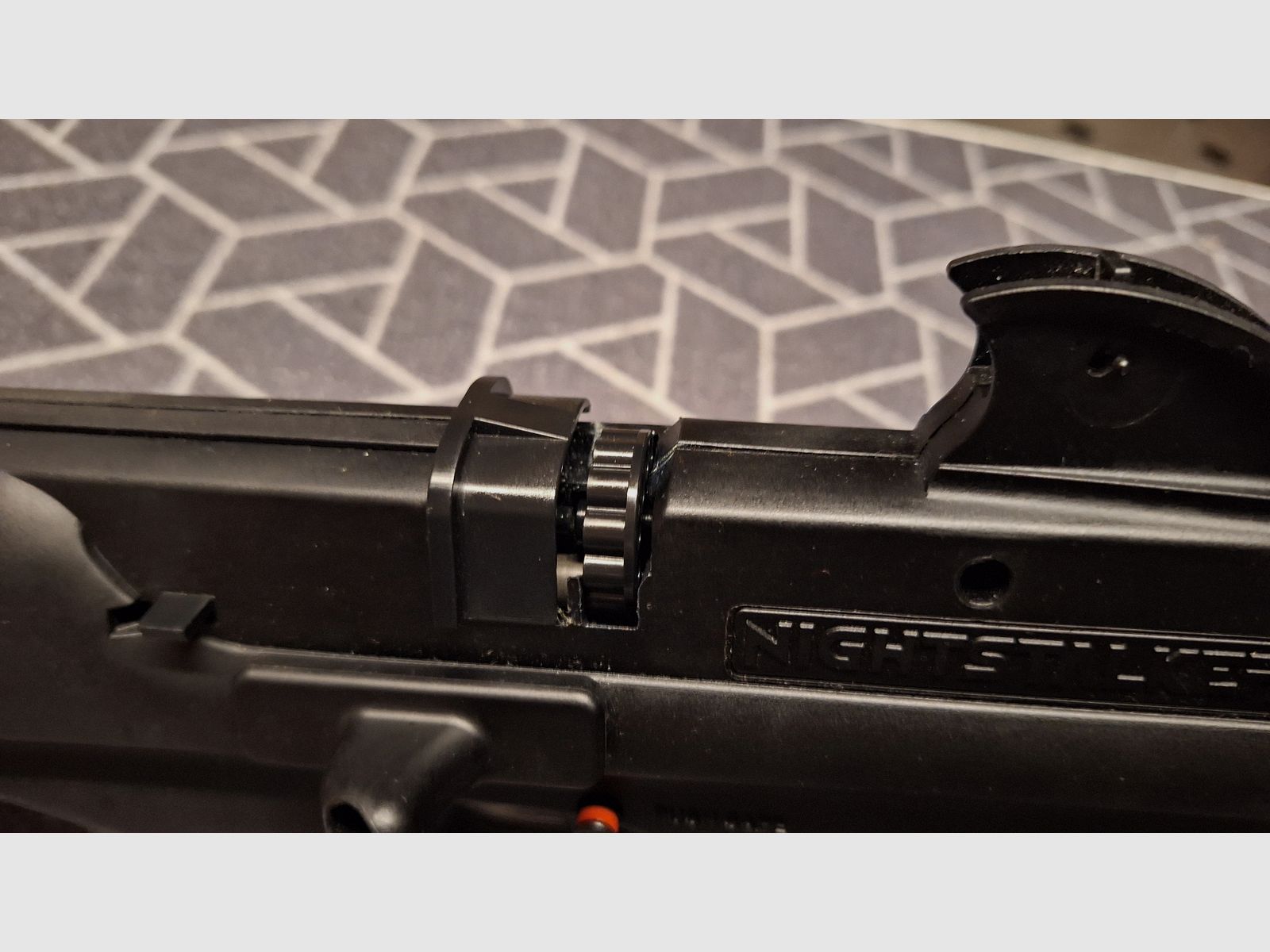 Crosman Nightstalker 4.5 Diabolo CO2 - RARITY! Suppressor + 10 Magazines!