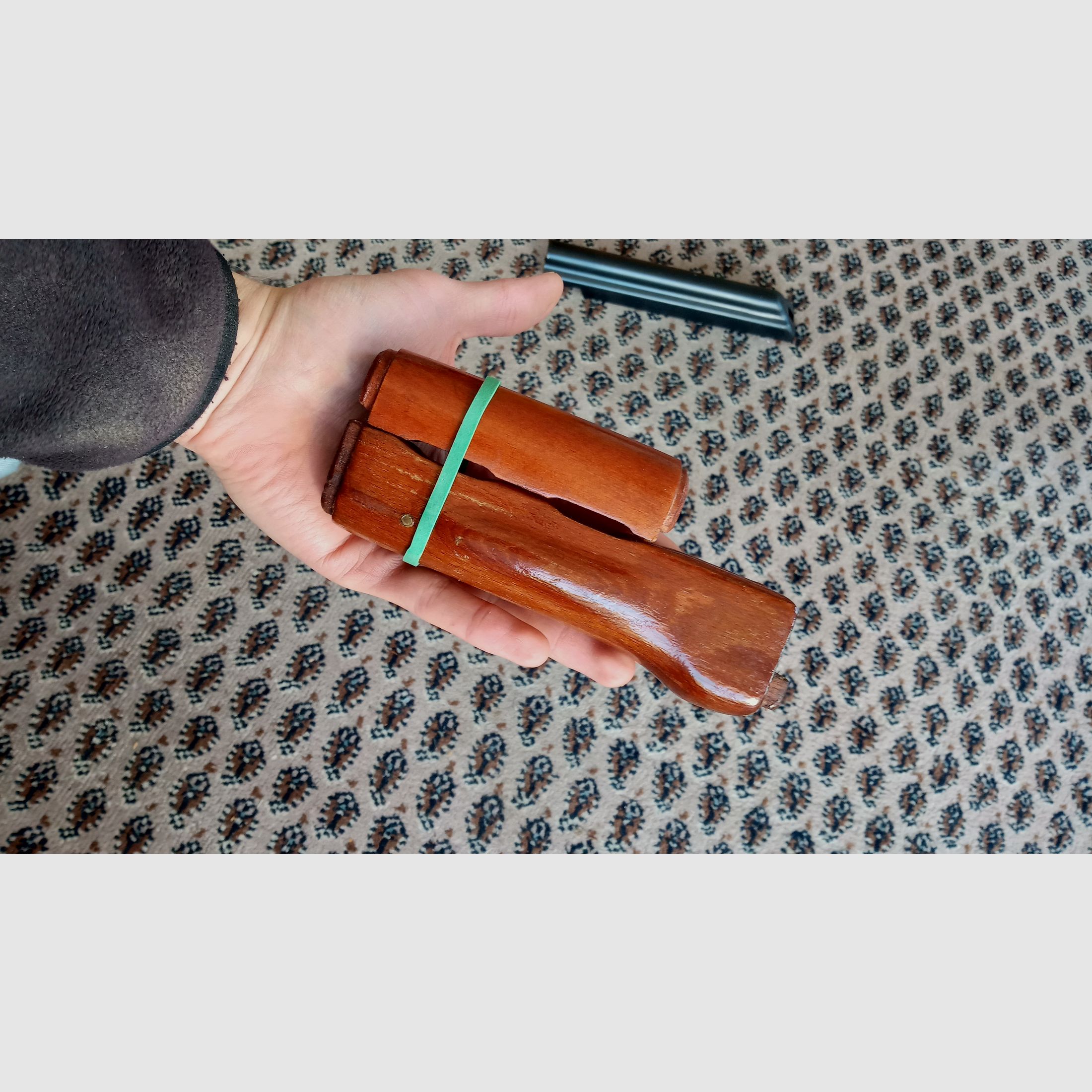 #3 Protector de mano de palmera rumano de madera / probablemente PM md. 90 AIMR o AK74 Cugir Champion en 5.56 // también se adapta a Yunker / carabina AKM