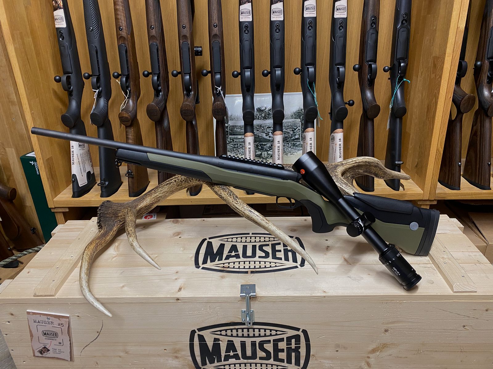 Steyr Mannlicher MS Wild, mit Leica Amplus 6 2,5-10x56 i, ohne Schiene