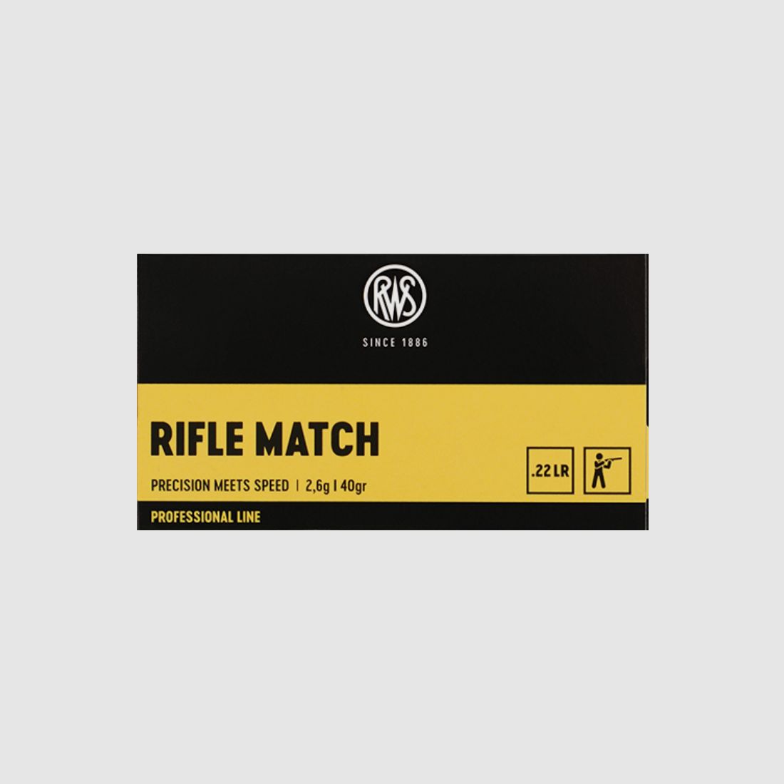RWS 2134225 RIFLE MATCH .22 lfB Professional Line 2,6g 40gr