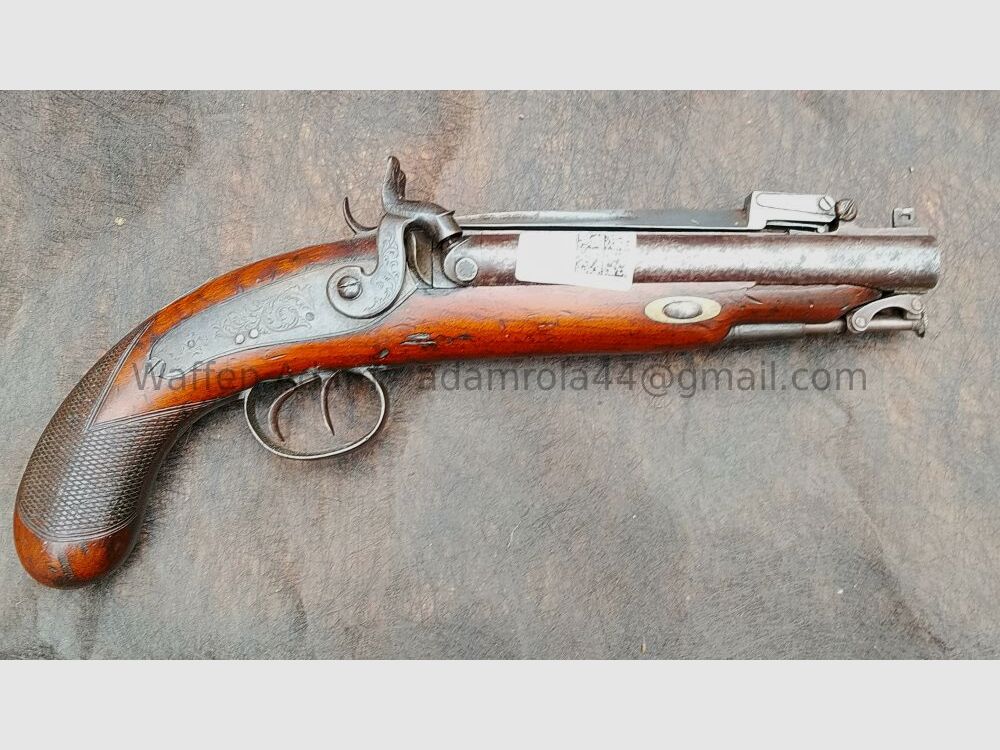 Anglia / Belgia perkusyjna strzelba - pistolet podróżny