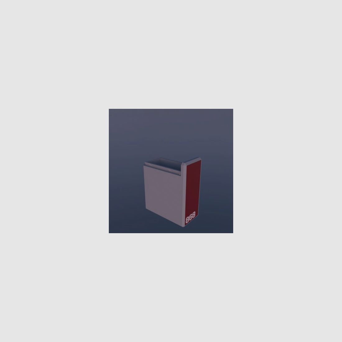 Filamelt ammunition box / 8x68mm S / 'sliding lid' / cartridge box, ammo box
