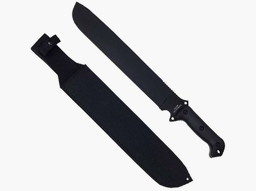 Machete 46cm blade 33cm black plastic handle