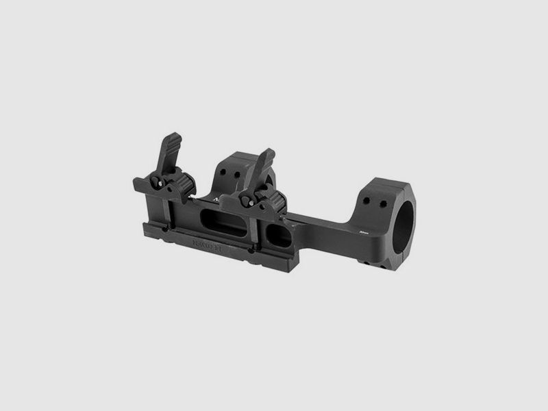 MIDWEST INDUSTRIES 30MM 1.5″ 0 MOA QD CANTILEVER MOUNT, BLACK, image 5 of 5