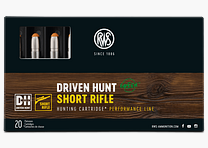 RWS 2428306 .308 Win. Driven Hunt Short Line 9.7g 150gr Lead-free Rifle Ammunition