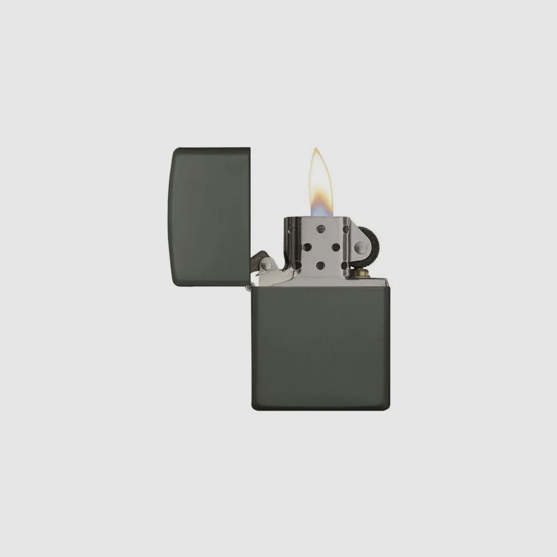Zippo Benzinfeuerzeug matt Grün ( Oliv )