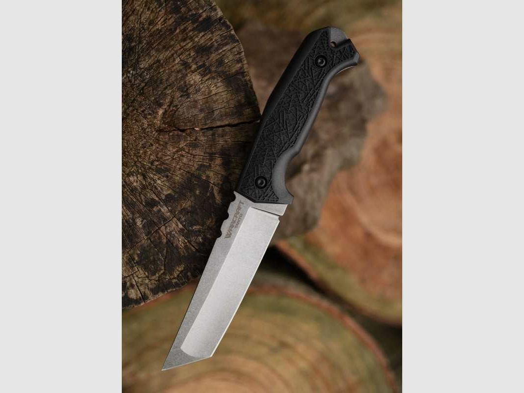 Cold Steel Medium Warcraft Tanto, Kampfmesser, Stonewash, 4034SS