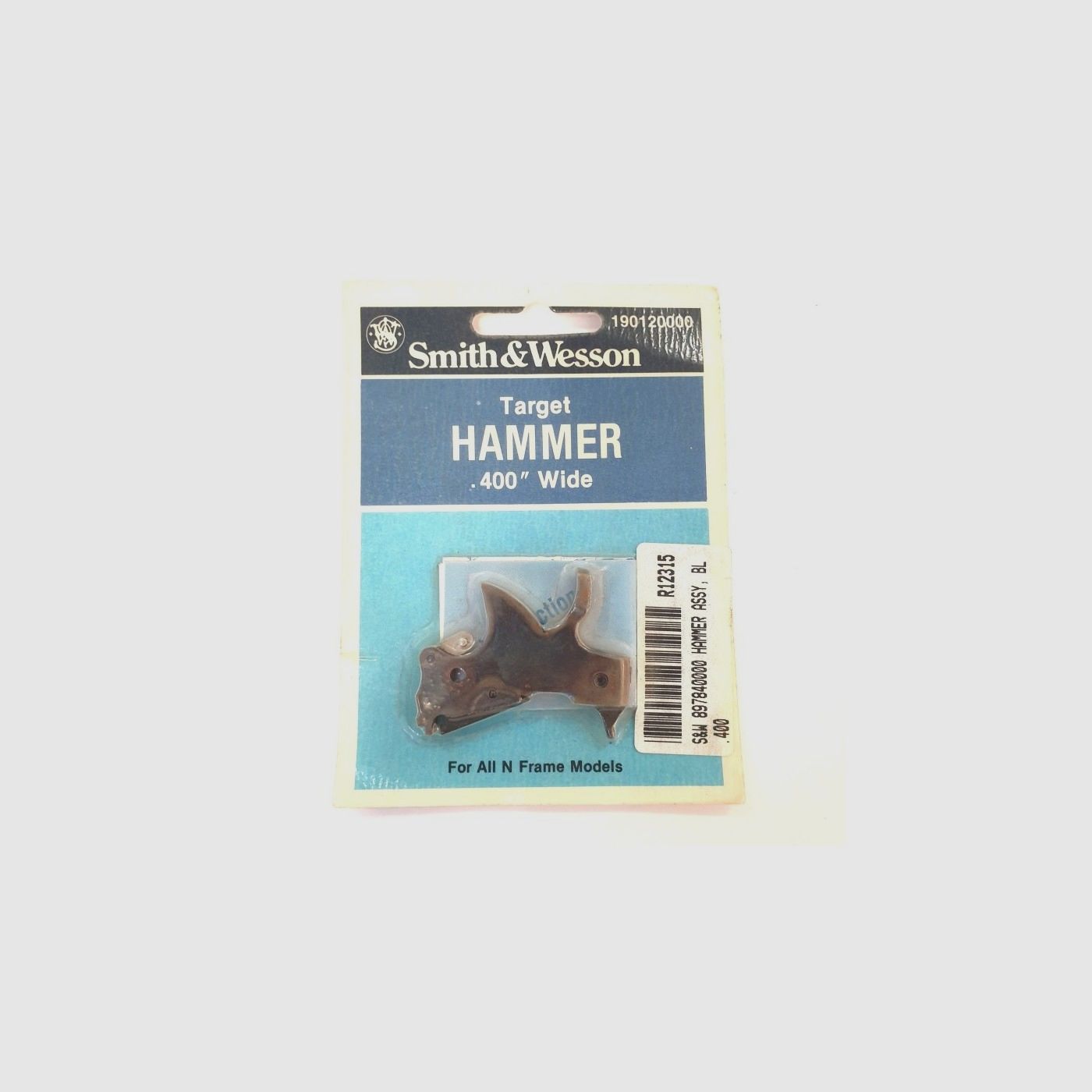 Smith & Wesson Hammer Assembly Old Style frame N .400 hardened 190120000, image 2 of 2