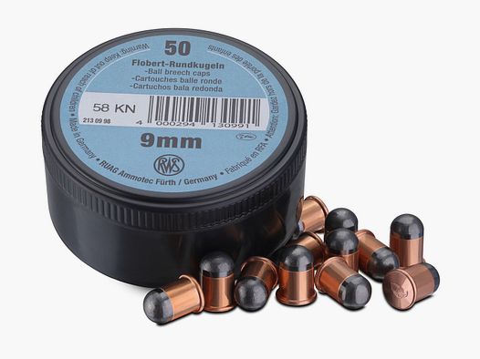 RWS Flobert palle rotonde 9mm