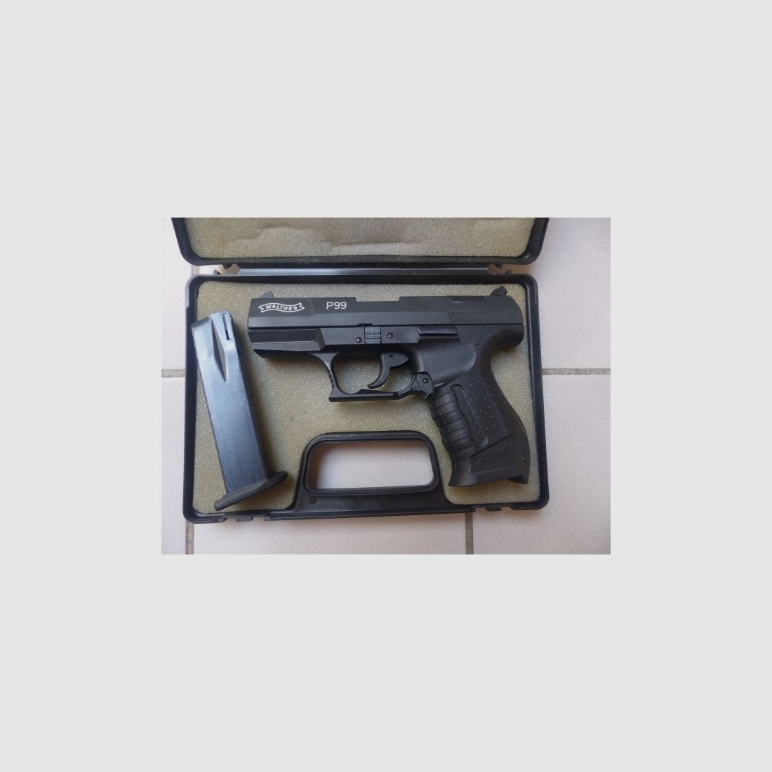 WALTHER P99 with magazine unfired