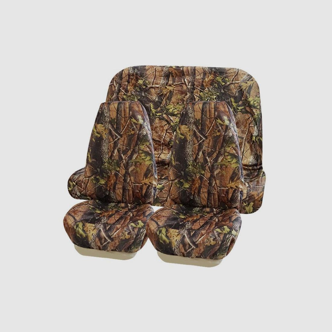 Car seat covers set forest camouflage, image 6 of 6