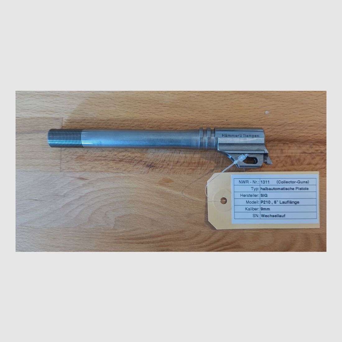 SIG Hämmerli Tiengen P210 , 6" Lauflänge