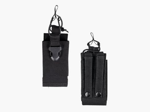 Funda porta emisora MIL-TEC molle negra