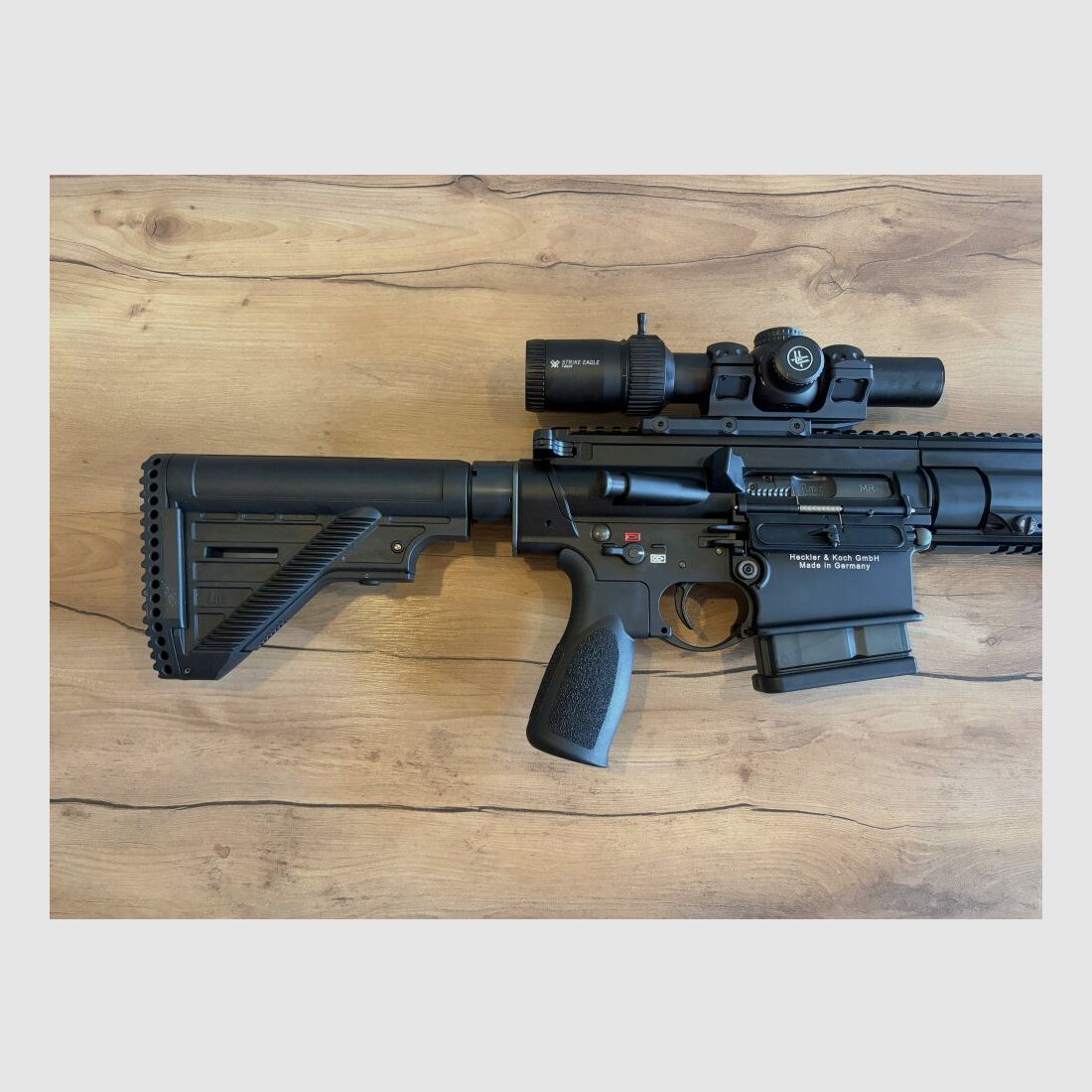 Heckler & Koch MR308 A3 Slim Line incl. Vortex Strike Eagle 1-8x24 .308Win 20" incl. richtkijker, carbon bipod en montage