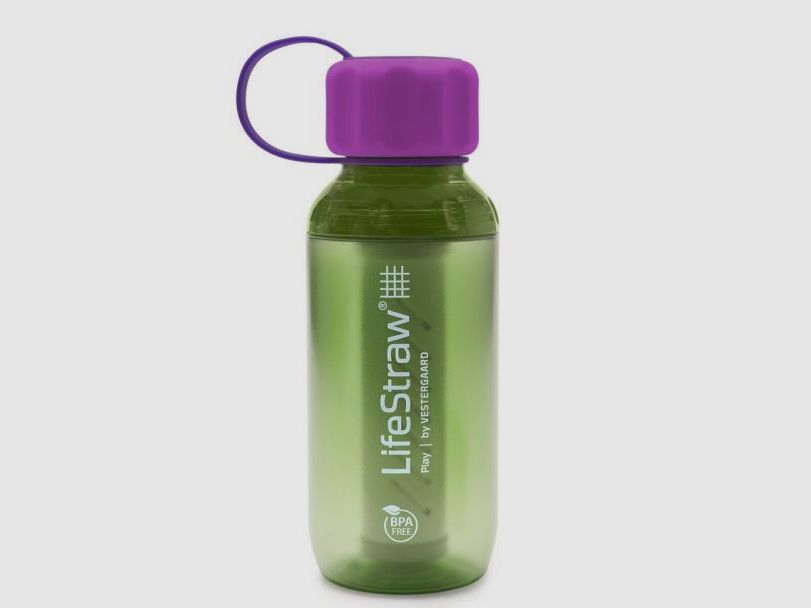 LifeStraw Play (lindgrün) Kinder Trinkflasche Mit 2-Stufenfilter, Bild 1 von 10