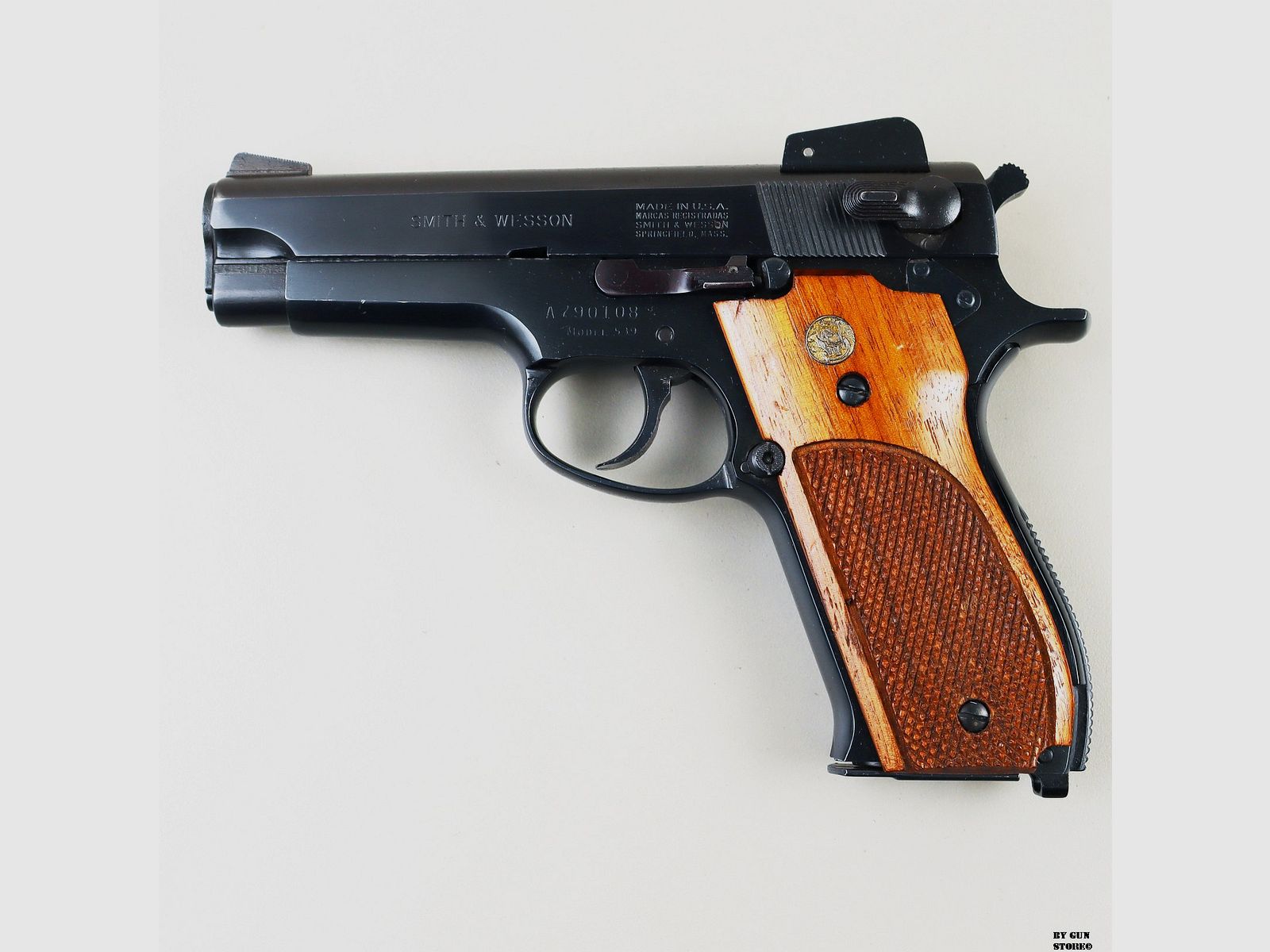 Smith & Wesson pistool mod. 539 kal. 9×19 ser. nr. A790108, afbeelding 1 van 13