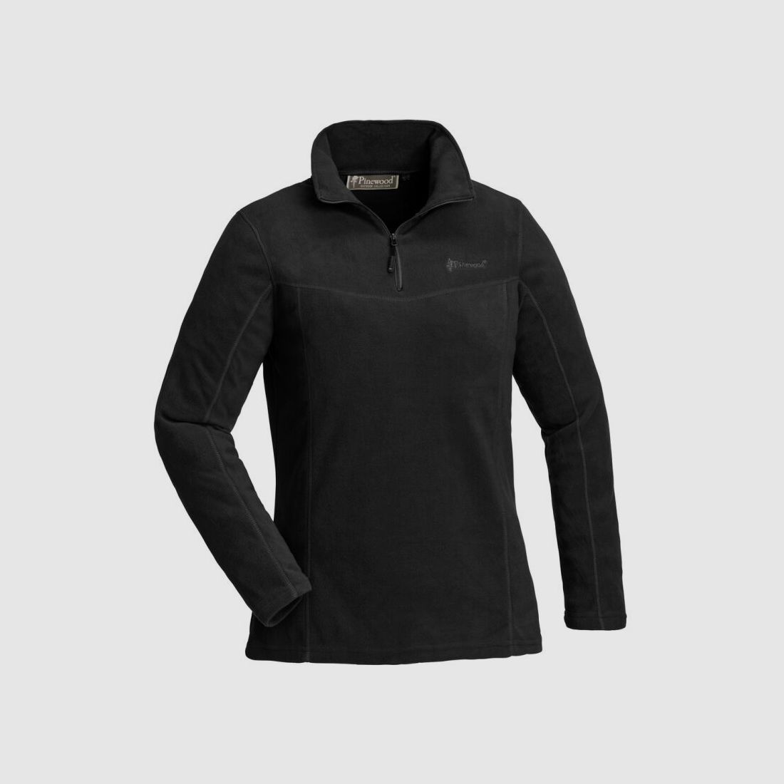 Pinewood Damen Fleece Sweater Tiveden Schwarz M