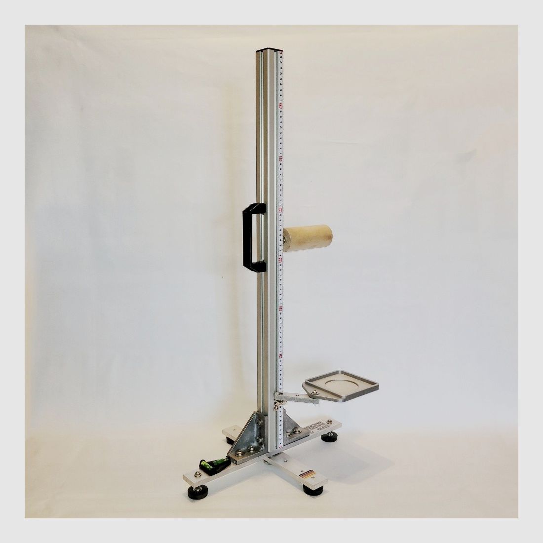 KGF Auflagestativ - Auflageständer Alu X-800-Ultimate klappbar mit Buchenholz-Auflage, Waage, Griff, Maßband + Munitionshalter