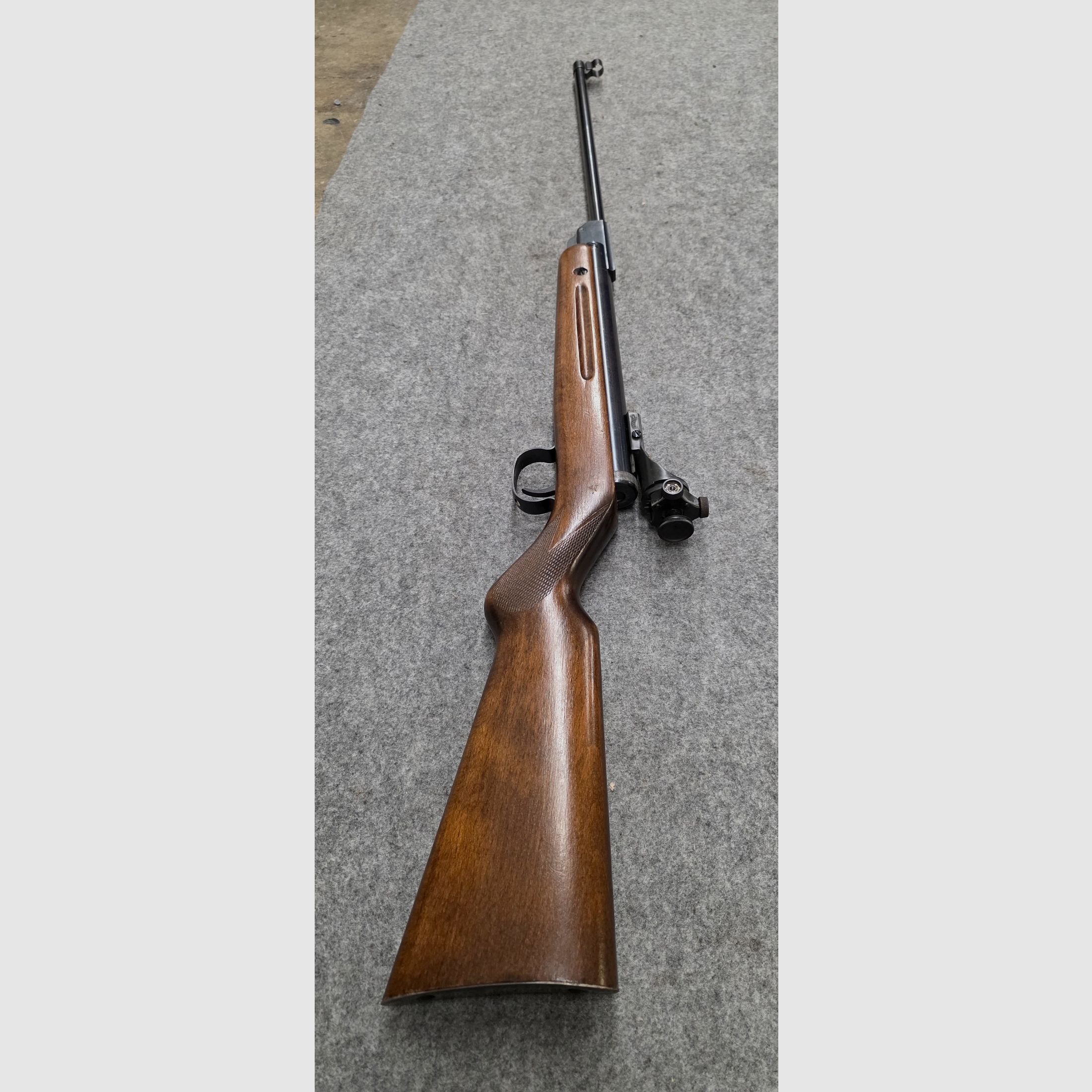Vecchio Walther Mod. 53 Knicker carabina ad aria con diottra senza marchio F degli anni '50/'60 cal. 4,5mm Diabolo, immagine 4 di 12
