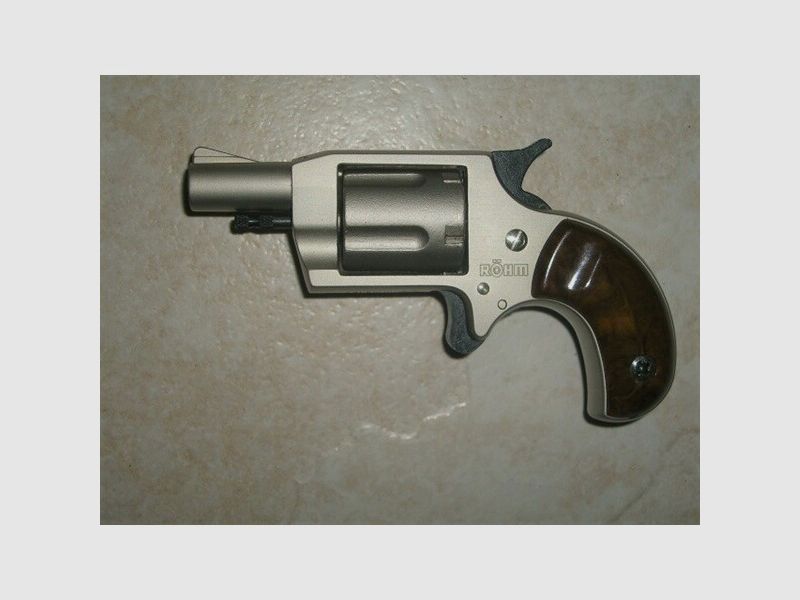 sehr schöner Röhm Derringer - Little Joe  - braune Griffschalen !