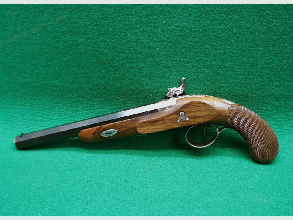 Artax	 Mortimer Pistole, Mod. Venice Kal.36 Perk., graviert