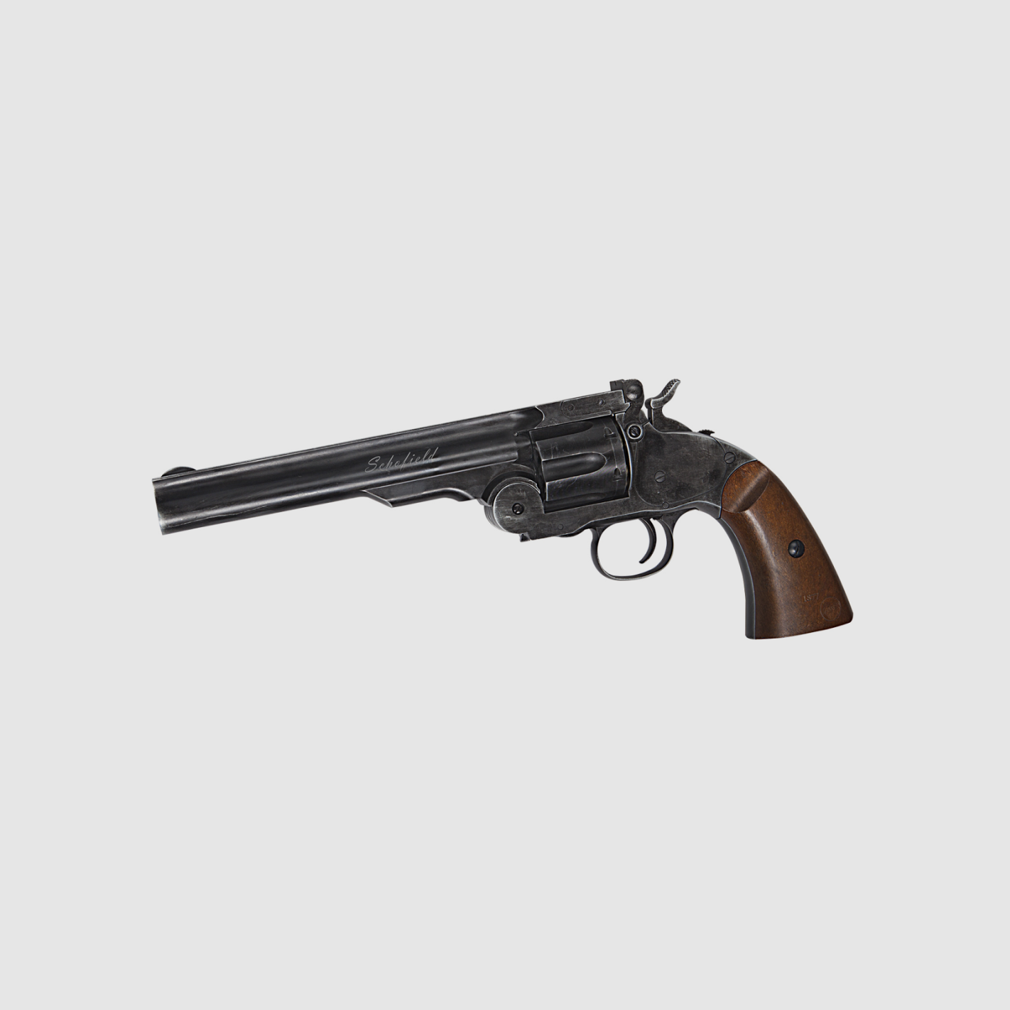 ASG – ACTION SPORT GAME Schofield 6" Revolver Zwart Volledig Metaal – 4,5 mm Co2 Pellets