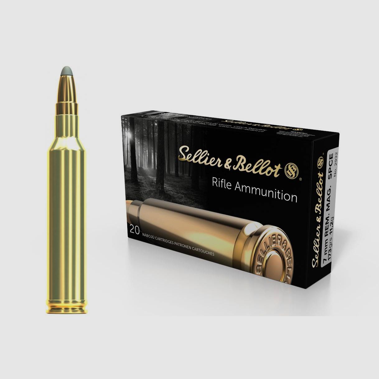 Büchsenpatronen Sellier & Bellot 7mm Rem.Mag. SPCE