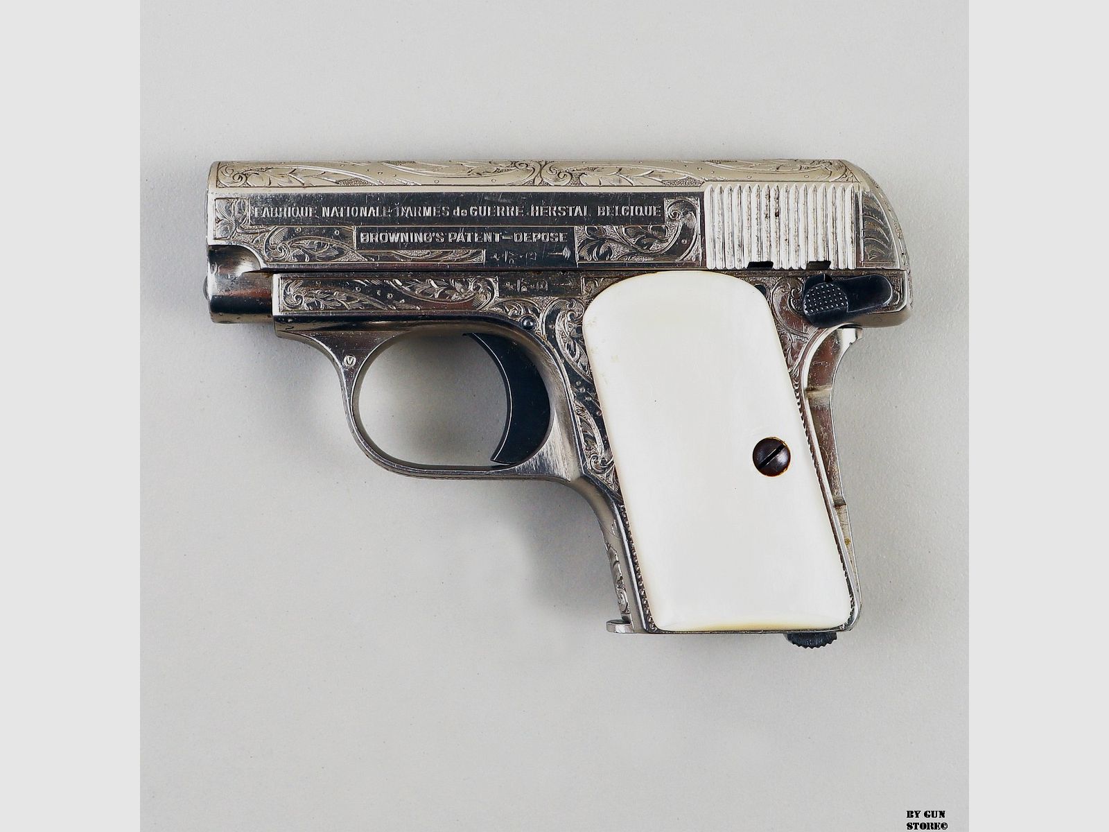 Pistole F.N. Browning mod. 1906 Luxus cal. 6,35 matr. 97741, Bild 1 von 10
