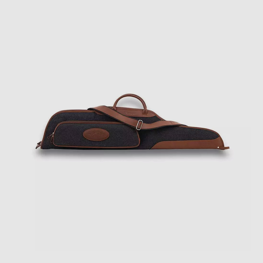 Blaser Futteral - Loden/Leder - kurz