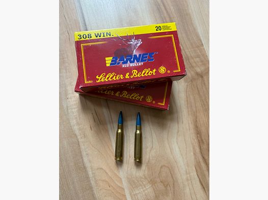 42x S&B sans plomb avec Barnes XLC .308 Win (Pas de TTSX, Edge)