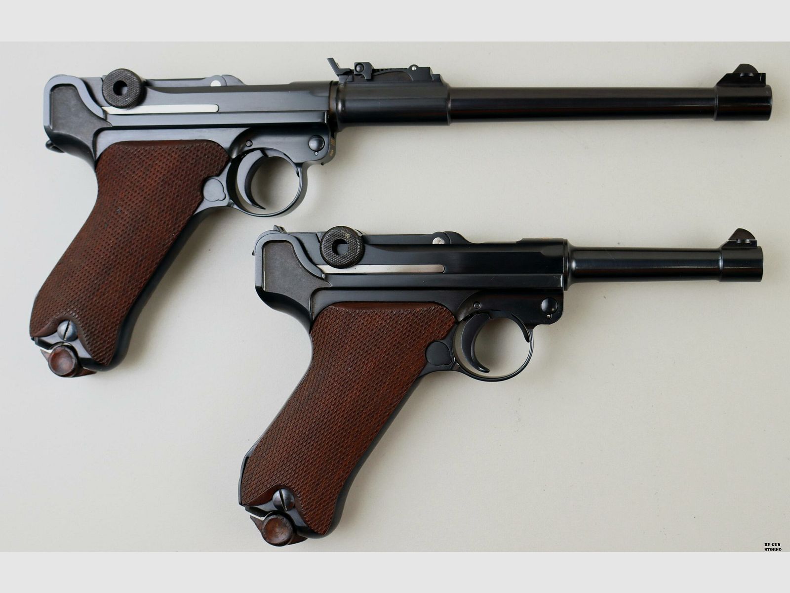 Combo Set pistole DWM mod. P08 & LP08 cal. 7,65 para matr. 4231 & 9063m, immagine 3 di 23