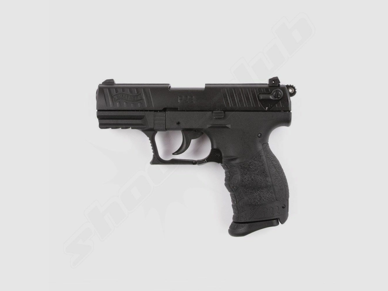 Walther P22Q pistolet d'alarme 9 mm P.A.K. brunie