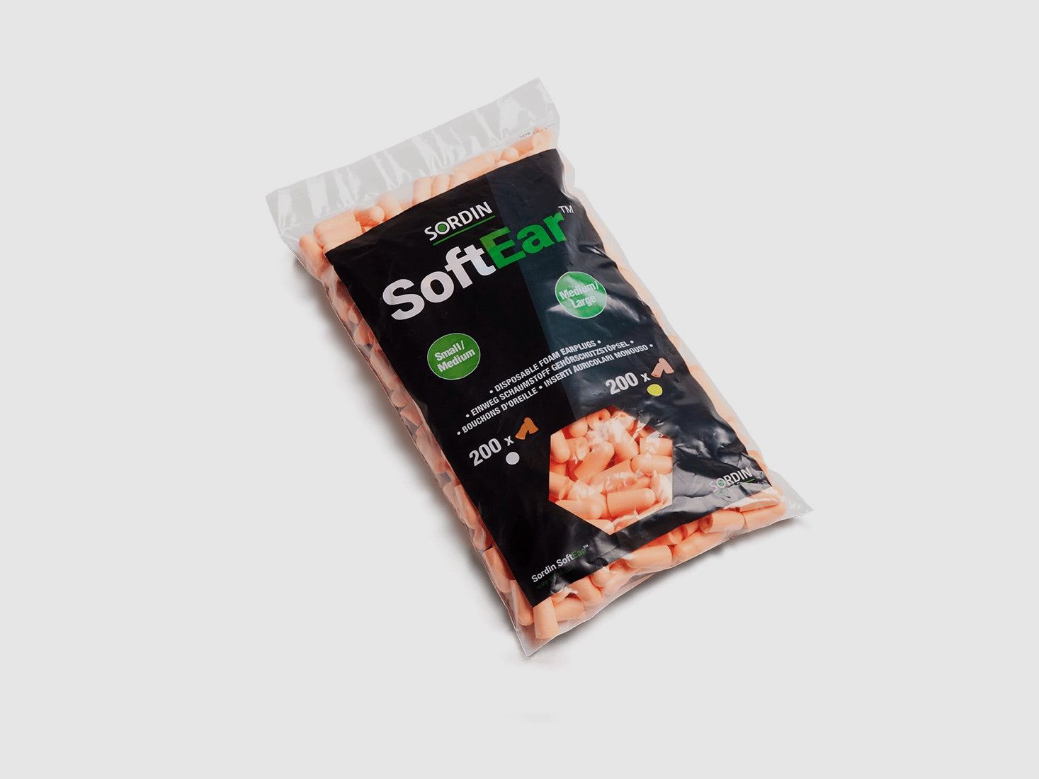 Ersatzpackung 200 Paar Einweg-Ohrstöpsel SORDIN SoftEar Refill, Bild 2 von 4