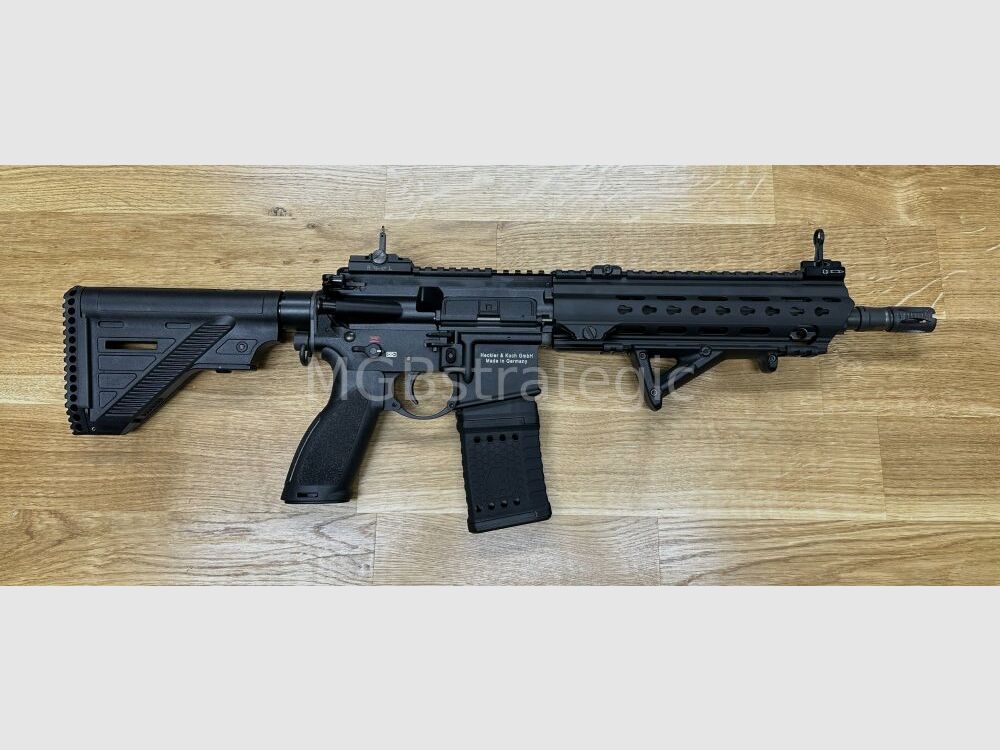 Heckler & Koch MR223 A3 Slim-Line 11" barrel - semi-automatic rifle .223Rem including ASE UTRA Dual 556-Short-QM2 Gen2 Cerakote silencer - civilian version HK416 / G95K / G38 / with upgrades