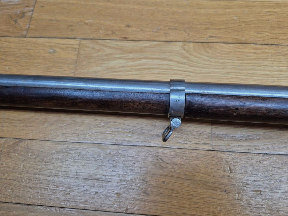 Sehr schönes Gewehr 1777 modifiziert AN IX – Sehr seltene Herstellung von 1807 (vor Russland) – Kaiserliche Manufaktur von St-Étienne – Homogene Stempel – Sehr schönes Holz – Ausgezeichneter Lauf – Rute nach Modell – Seltenes Zustand für eine seltene Waffe – TBE++, Bild 41 von 47