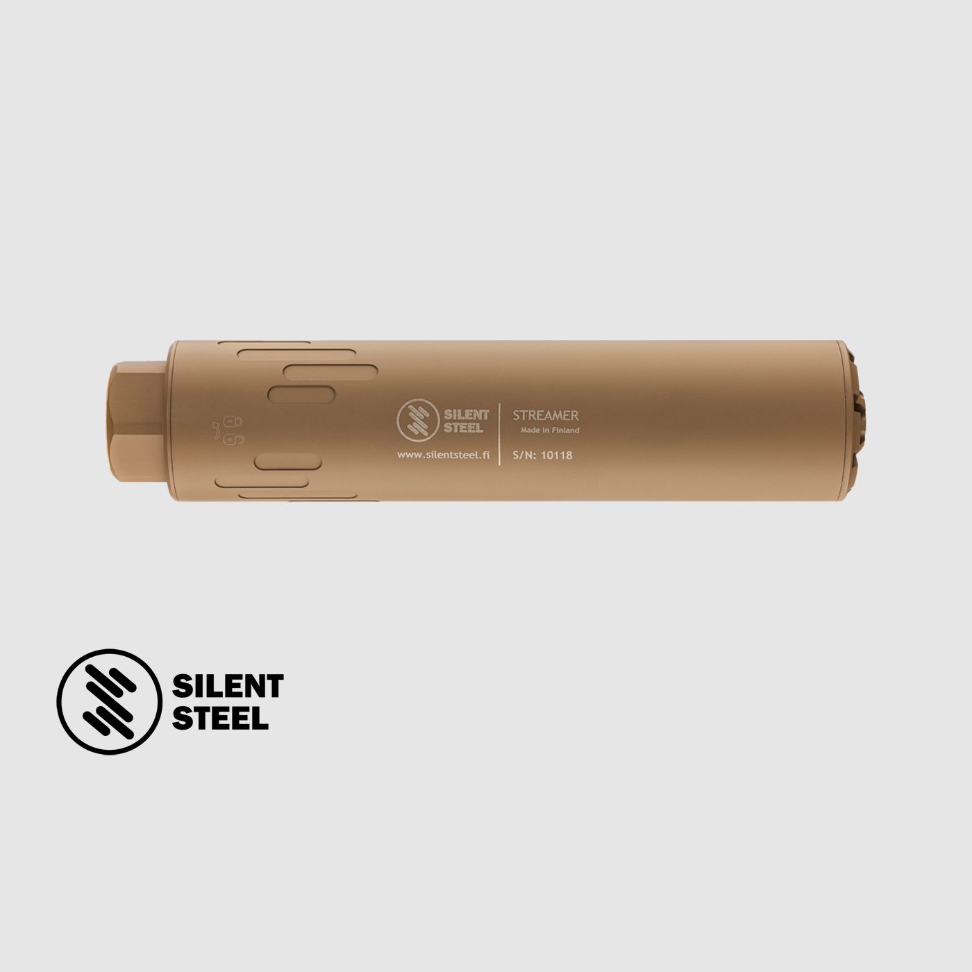 SILENT STEEL Flow Streamer QD 7.62 FDE, Bild 1 von 2