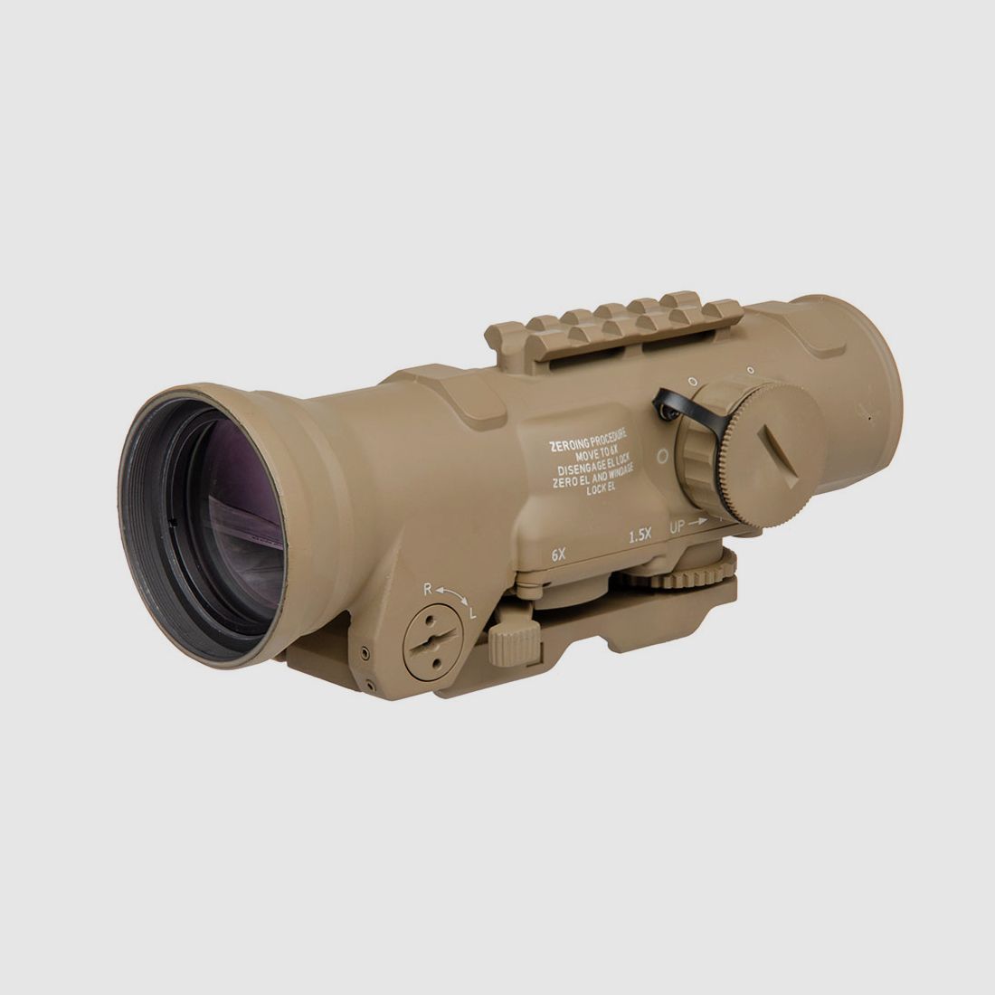 ELCAN 1-4x32mm Illuminé 7.62 CX5396 Balistique FDE