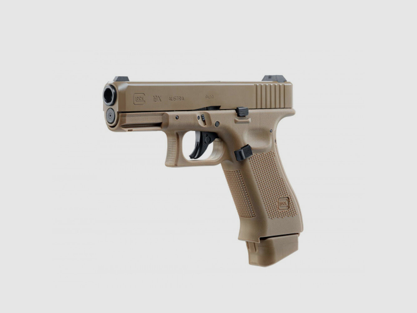 UMAREX	 Glock 19X Airsoft Pistole Co2 6 mm BB Coyote