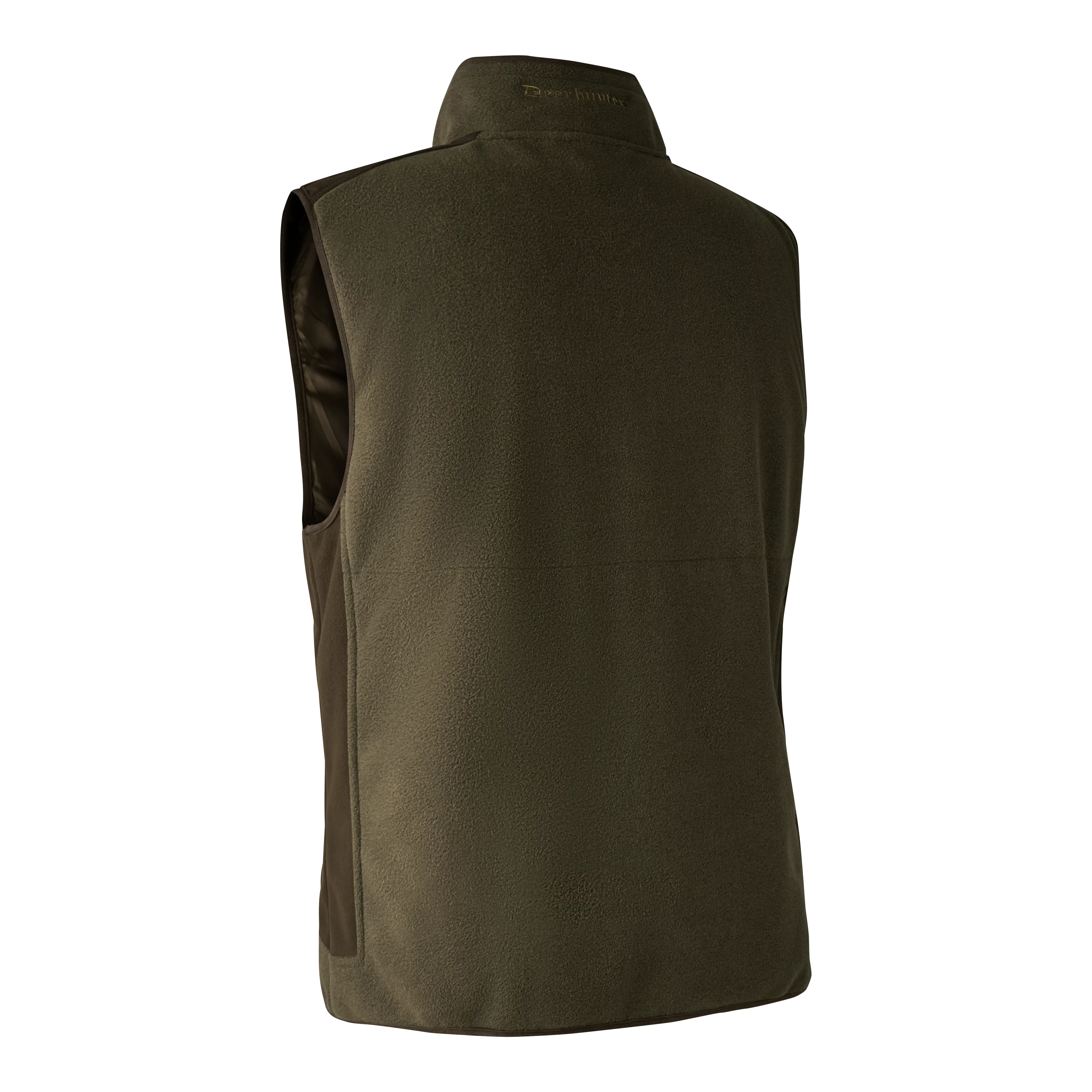 Gamekeeper – gilet en polaire contrecollée, chiné vert graphite, image 5 sur 5