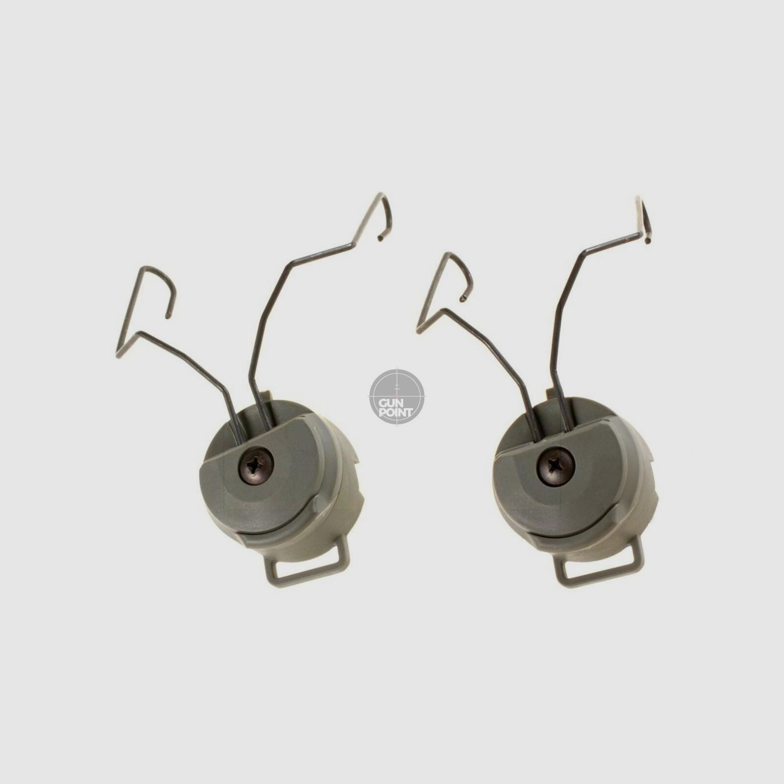 FMA Rail Adapter for SRD Headsets-Foliage Green