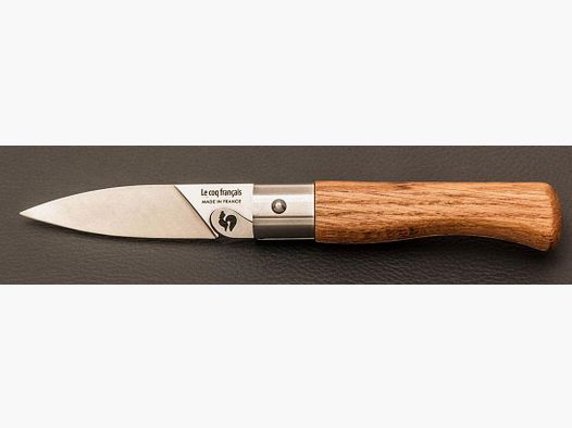 Couteau Le Coq Français modèle ” Virole-lock ” Chêne et lame Z40 C30