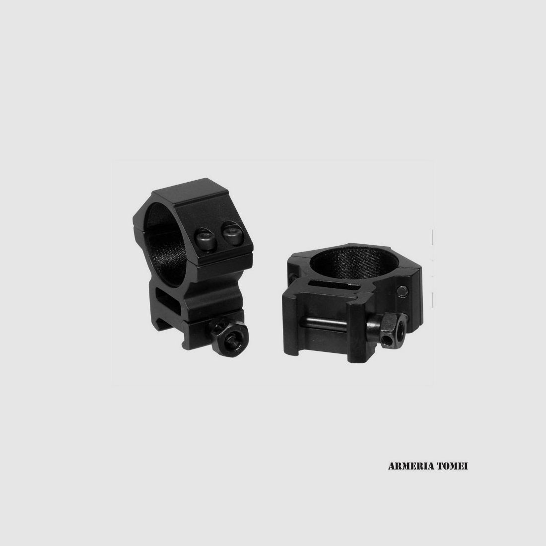 UTG – PAAR RINGE FÜR MONTAGE VON OPTIKEN RGPM PICATINNY WEAVER 30mm MEDI