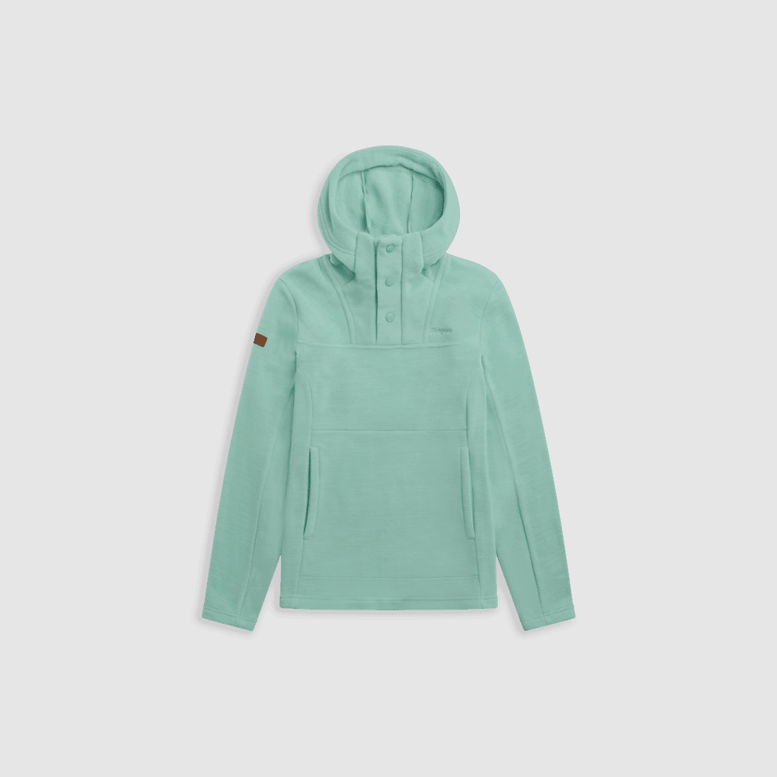 Bergans Hareid Fleece Hoodie Women Mint Crush M