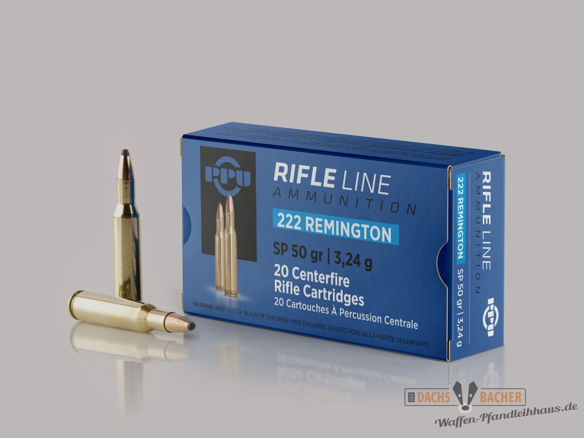 PPU Prvi Partizan .222 Rem 3.24g/50gr SP 20 rounds