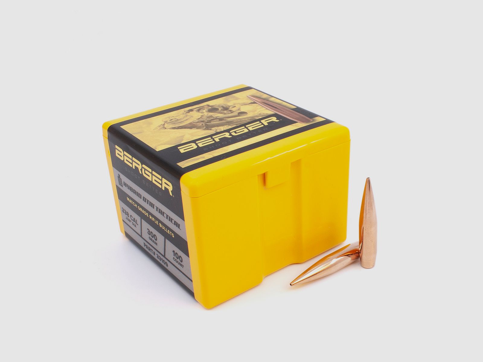 Berger Geschoss .338 Hybrid OTM Tactical 300GR 250 Stück