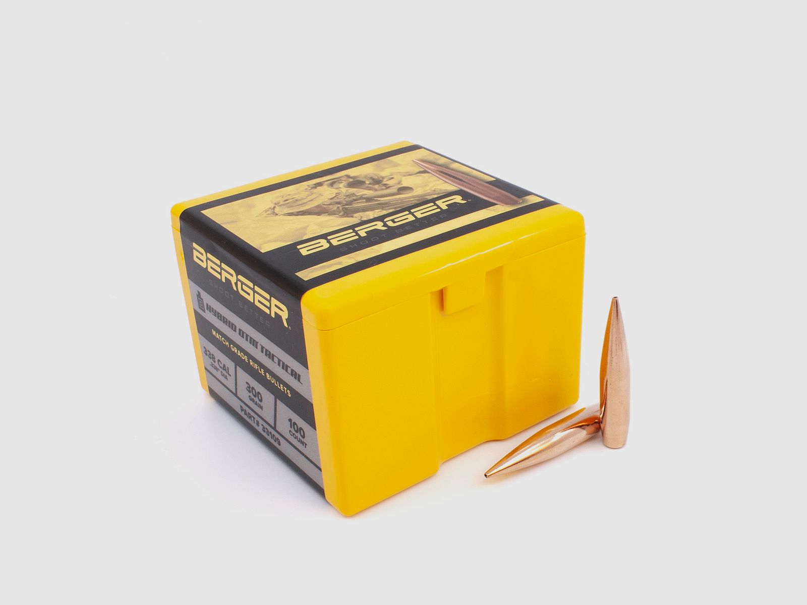 Berger Geschoss .338 Hybrid OTM Tactical 300GR 100 Stück