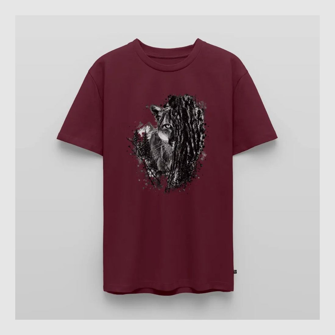 PUMA Men´s Premium T-Shirt „Lauernder Puma"